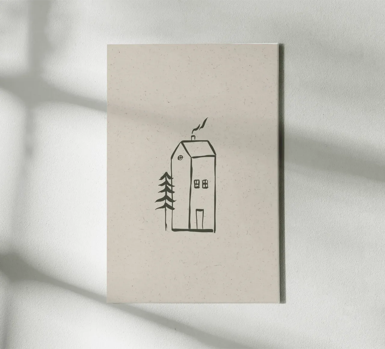 Cozy House tela con Cornice a cassetta da KRUTH DESIGN