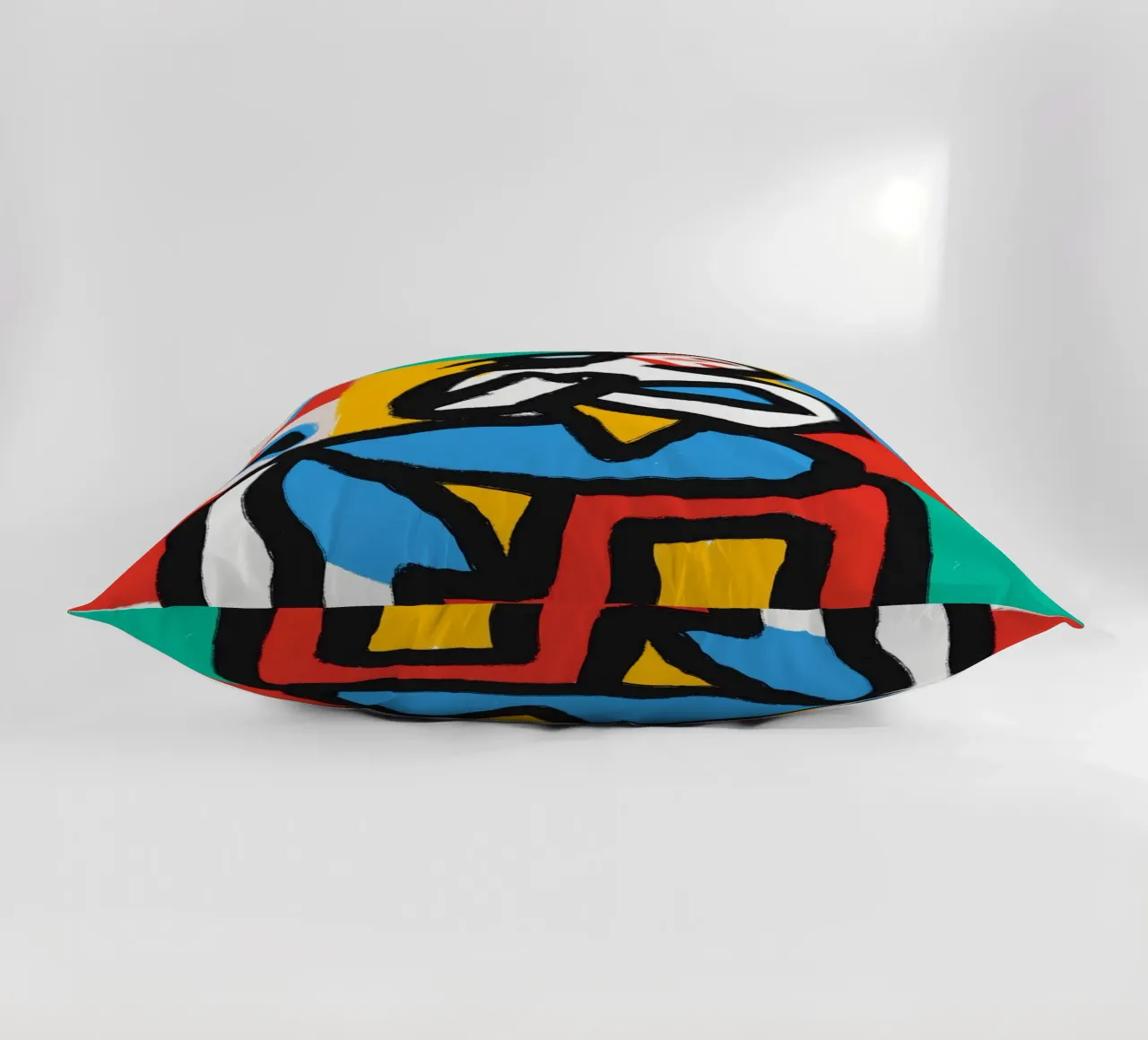 Tropical bath decorative cushion by Little Dean