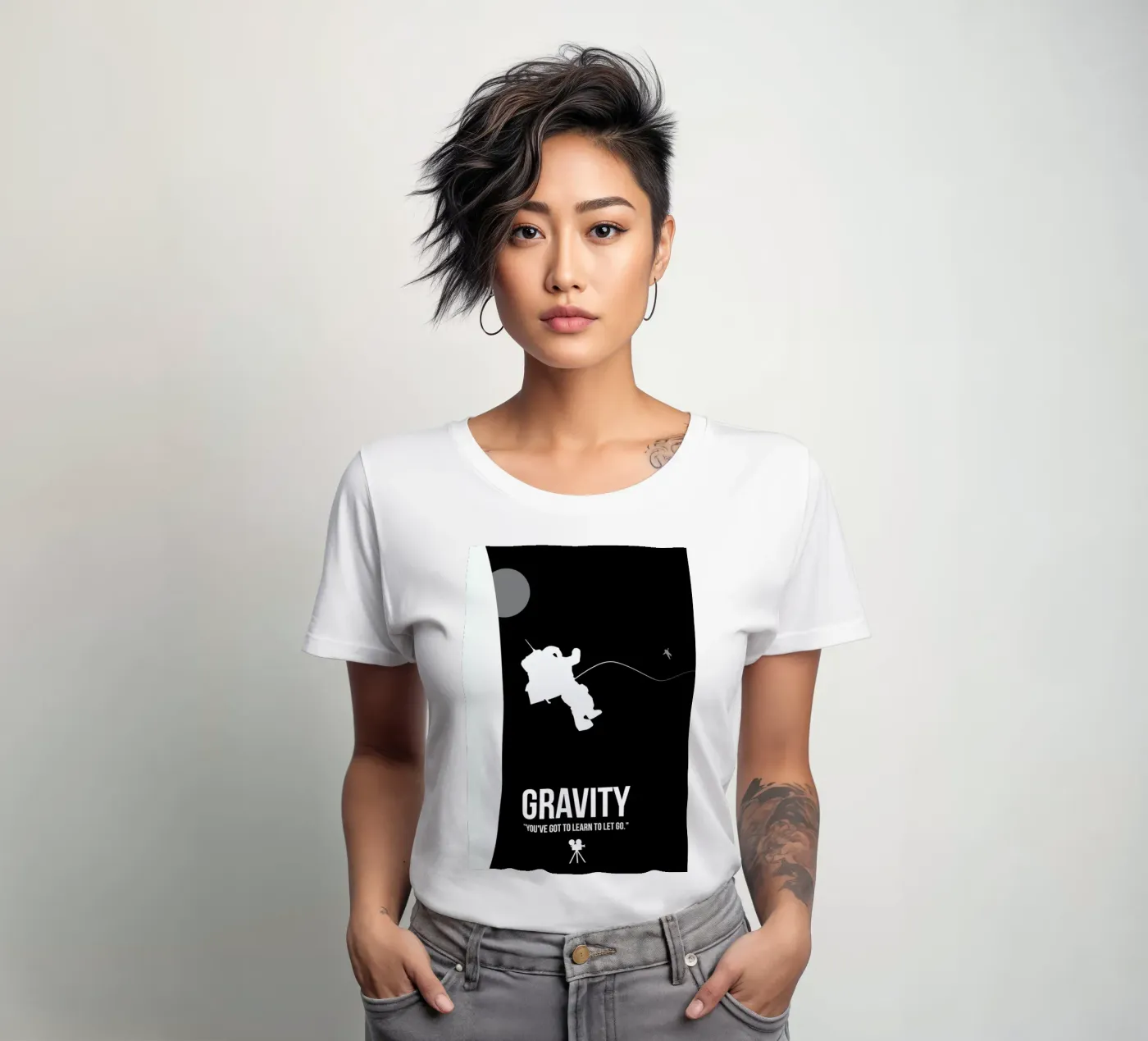 Gravity t-shirt da donna da Naxart
