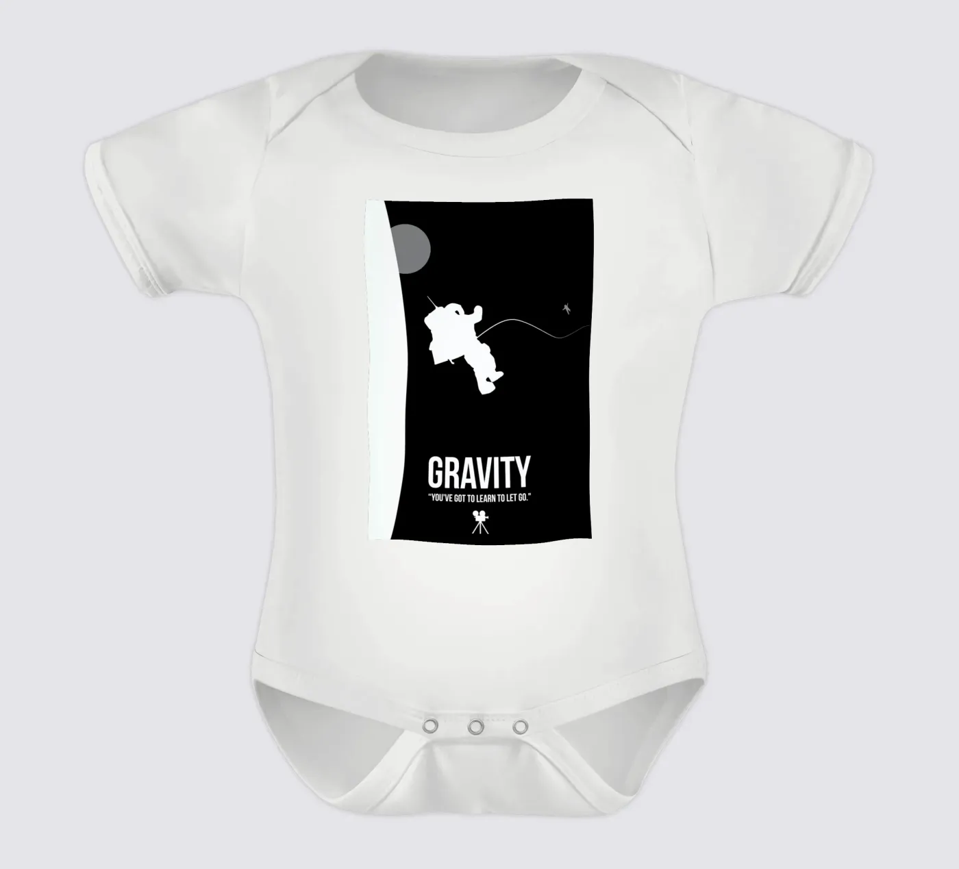 Gravity short-sleeve baby romper by Naxart