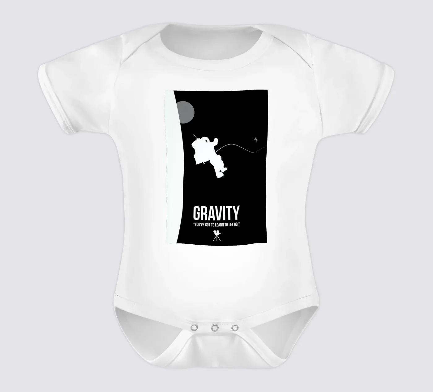 Gravity short-sleeve baby romper by Naxart
