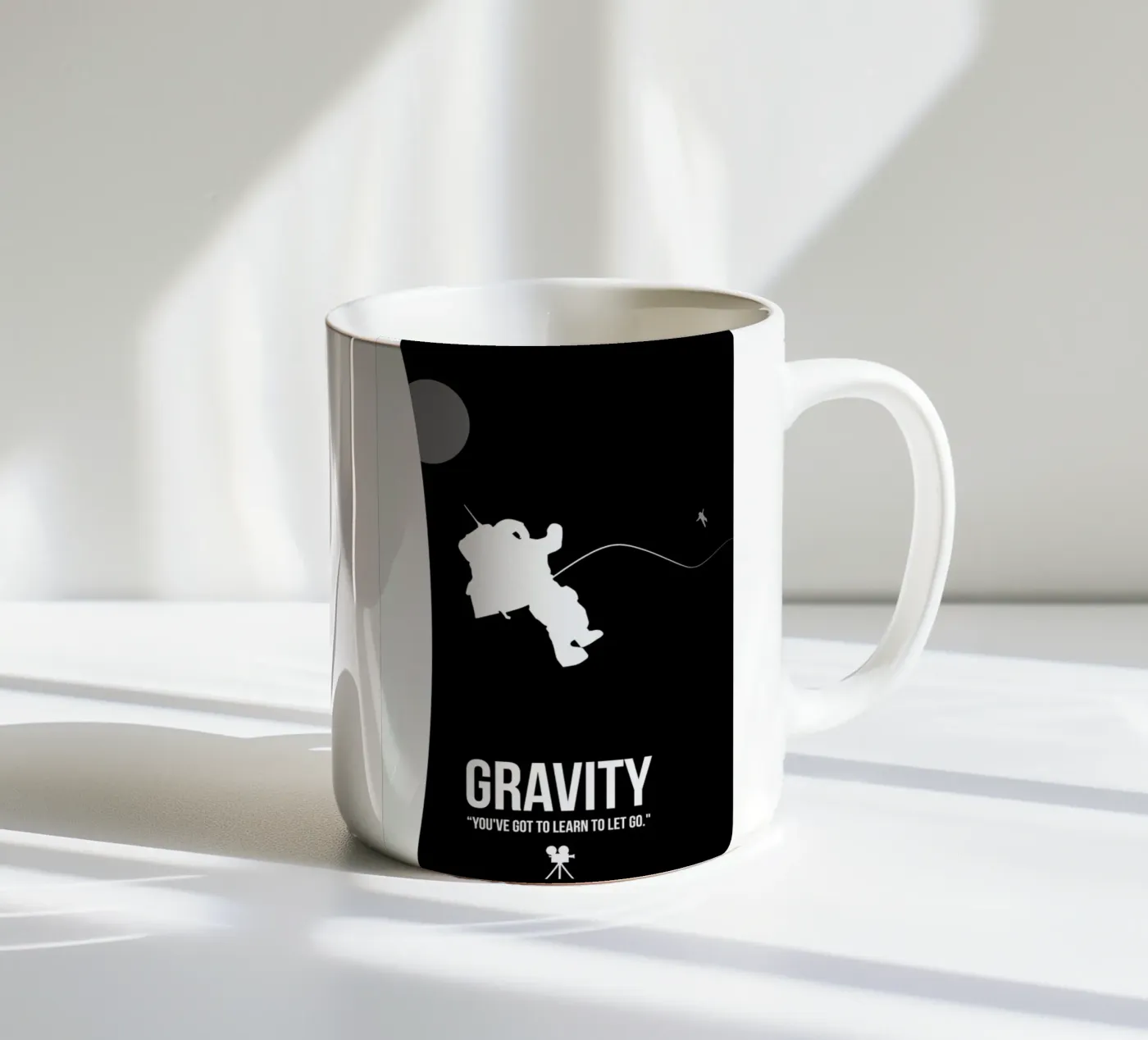 Gravity ceramic mug by Naxart