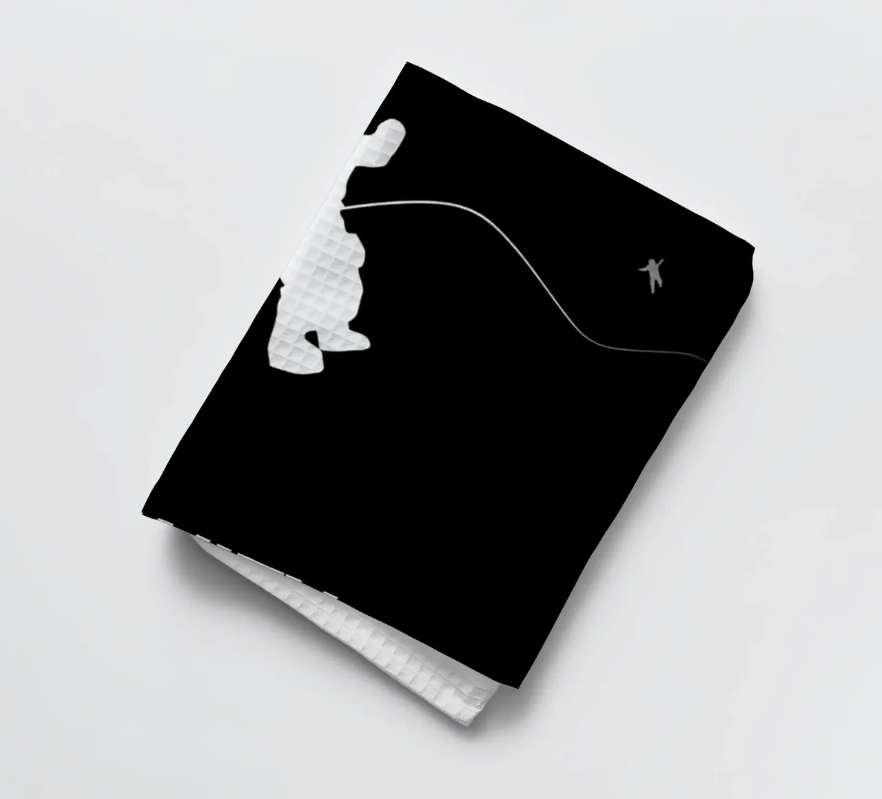 Gravity tea towel by Naxart