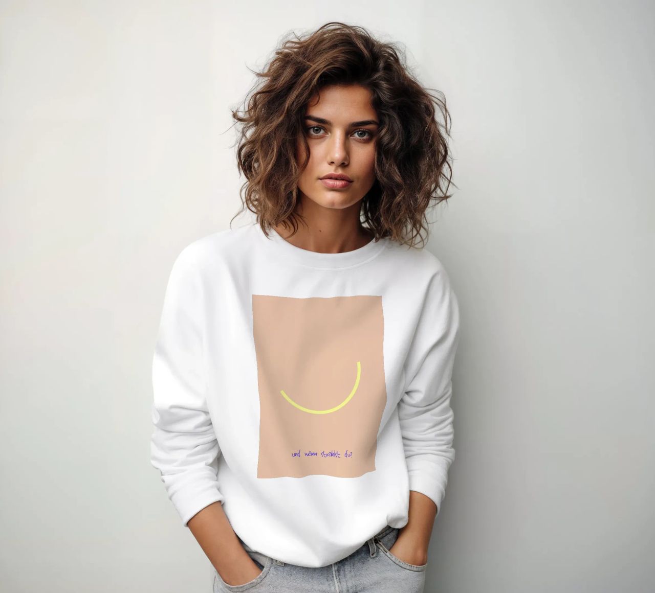 und wann strahlst du? sudadera de FRICKE DESIGN
