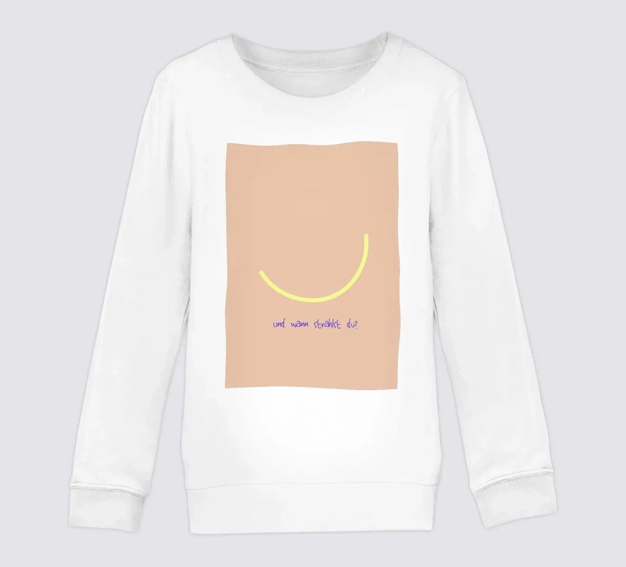 Smile | und wann strahlst du? felpa bambino da FRICKE DESIGN