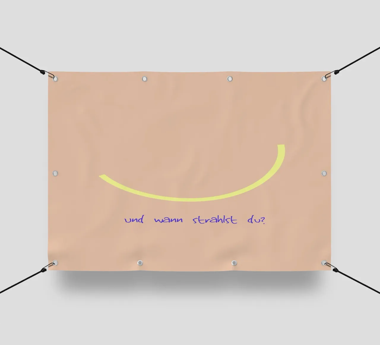 Smile | und wann strahlst du? telo in pvc da FRICKE DESIGN