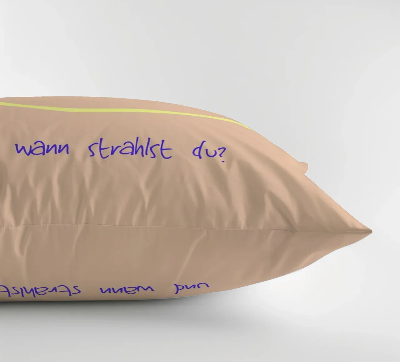 Smile | und wann strahlst du? cuscino da FRICKE DESIGN