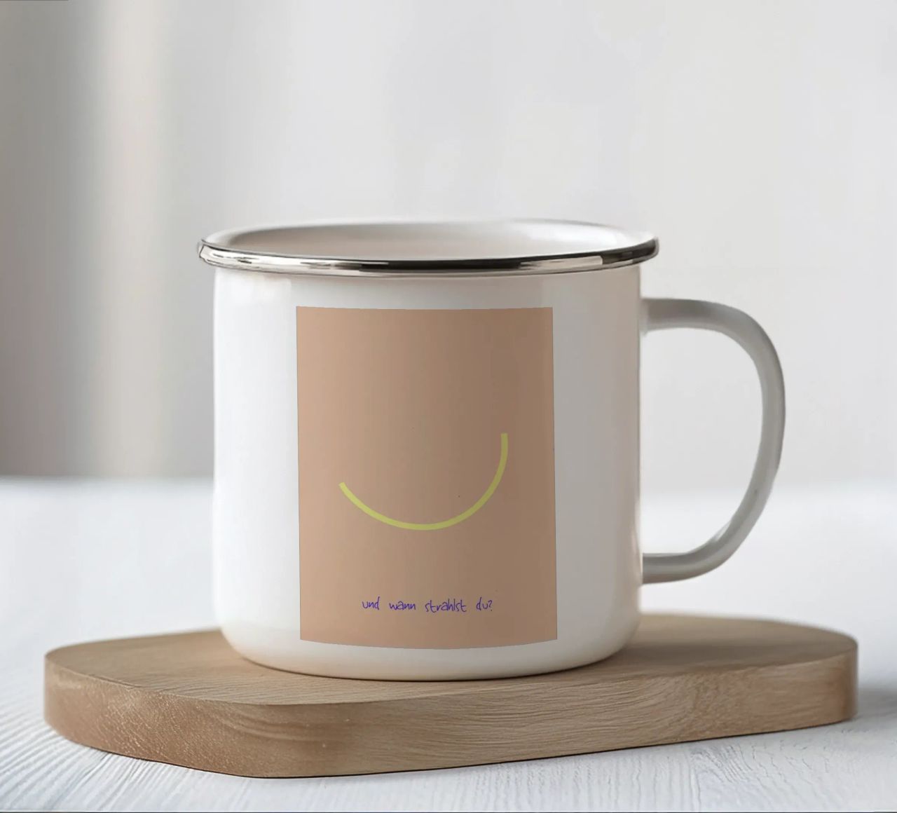 und wann strahlst du? tazza in smalto da FRICKE DESIGN
