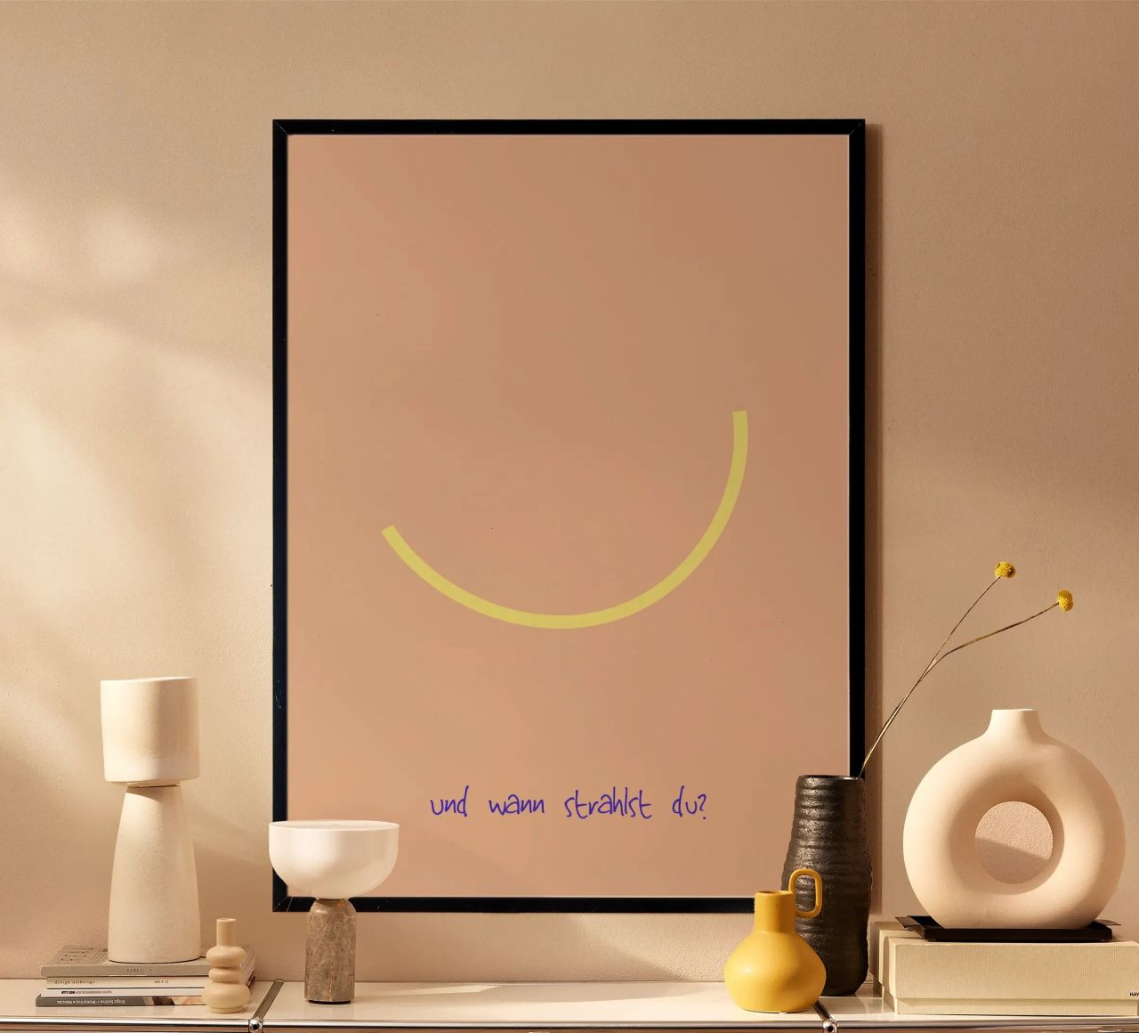 und wann strahlst du? poster da FRICKE DESIGN