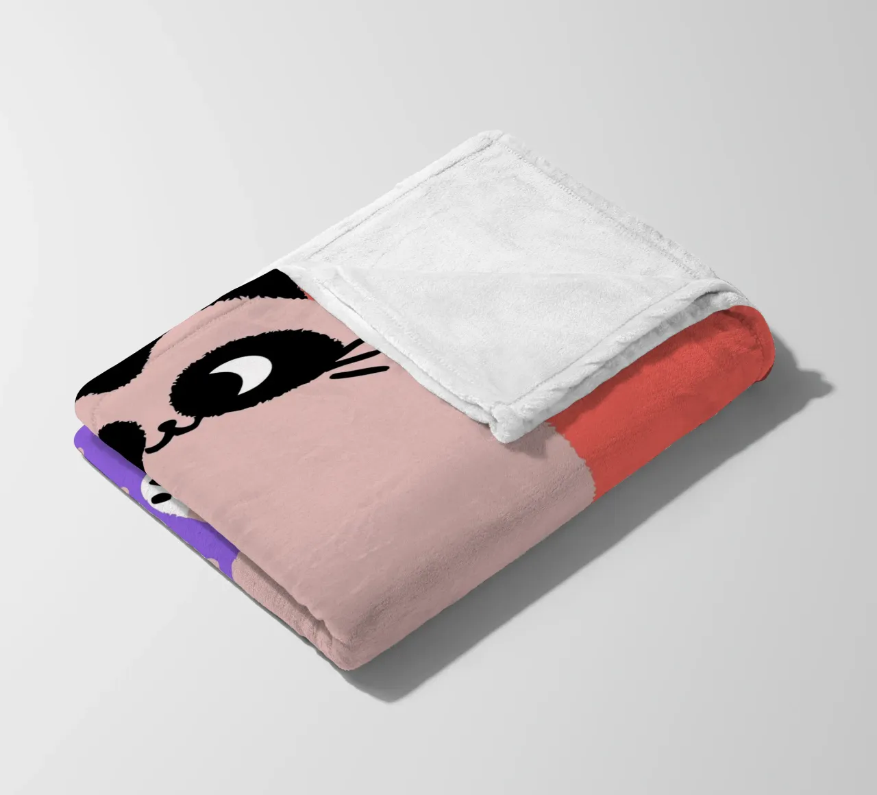 Gatti e cactus coperta in pile da TRENDY POSTER SHOP