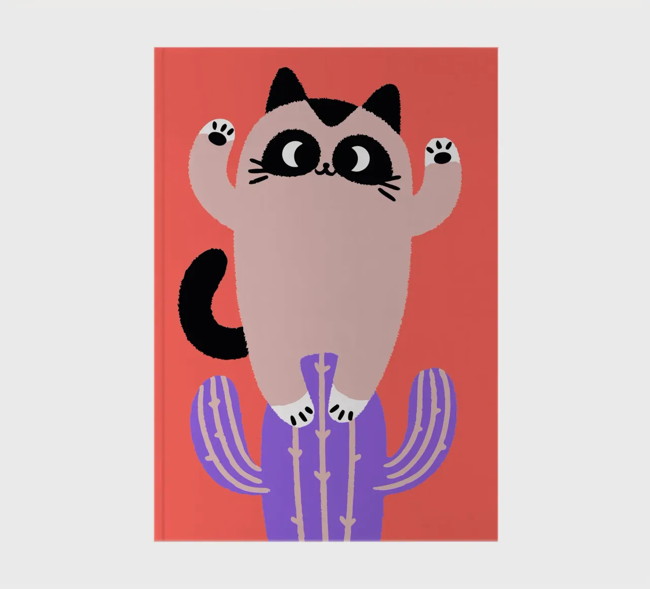Cats and Cacti notebook by TRENDY POSTER SHOP