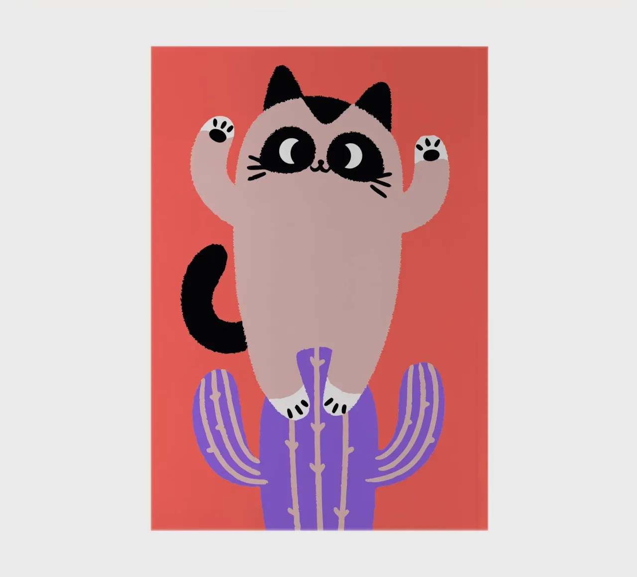 Cats and Cacti notebook by TRENDY POSTER SHOP