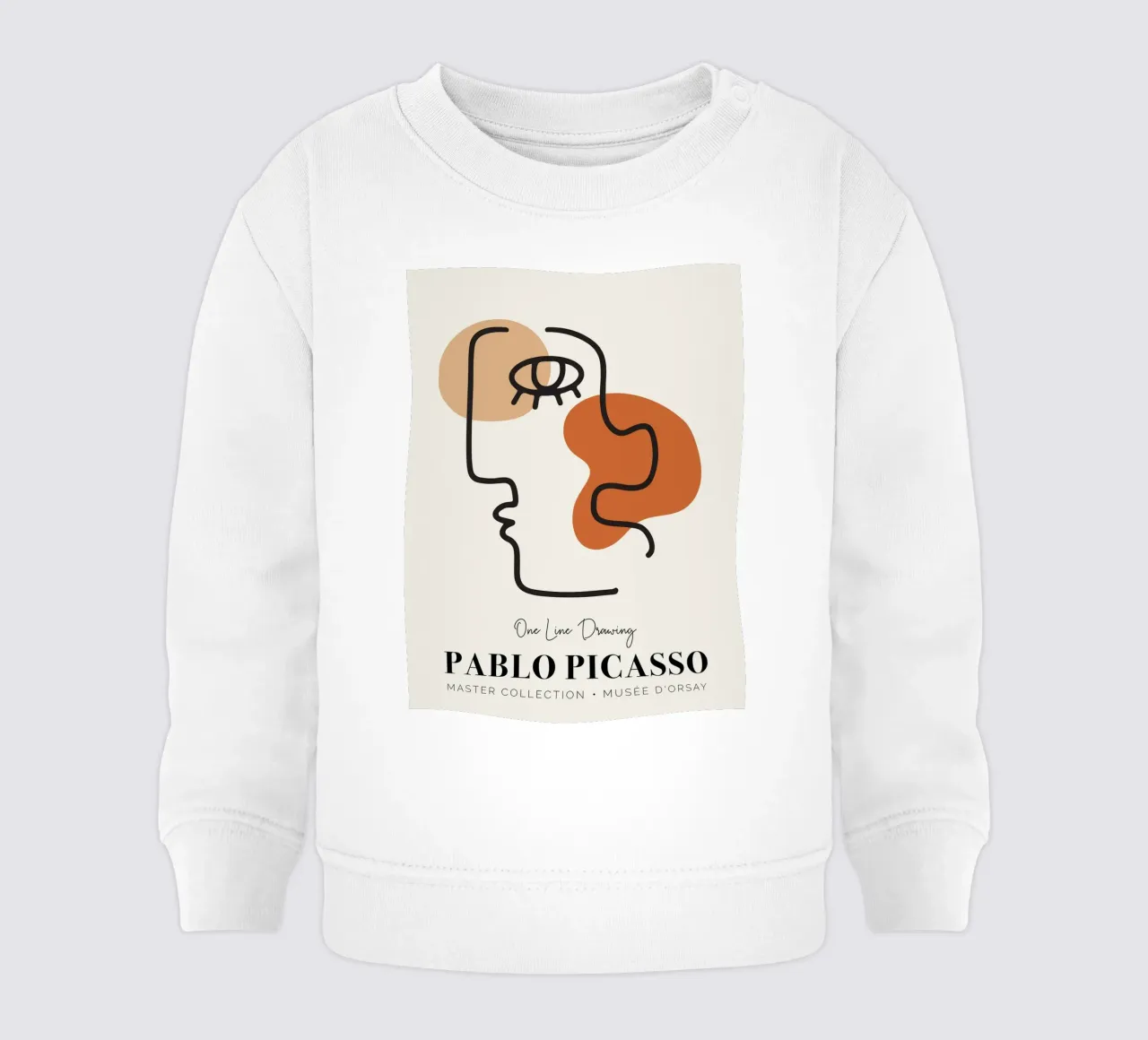 One Line Drawing I baby sweatshirt van SmithBurk