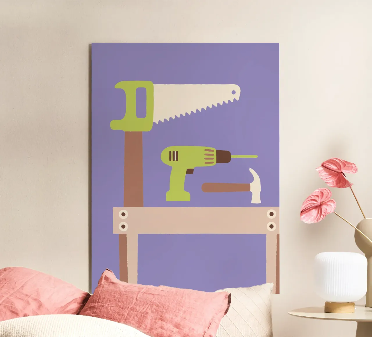 Sega a martello alluminio dibond da TRENDY POSTER SHOP