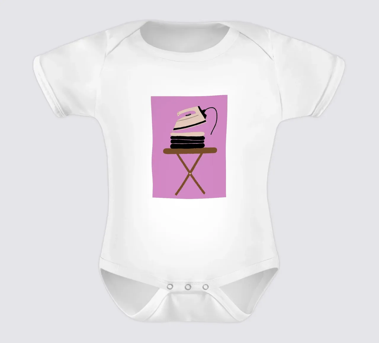 Stiratura delle camicie body neonato maniche corte da TRENDY POSTER SHOP