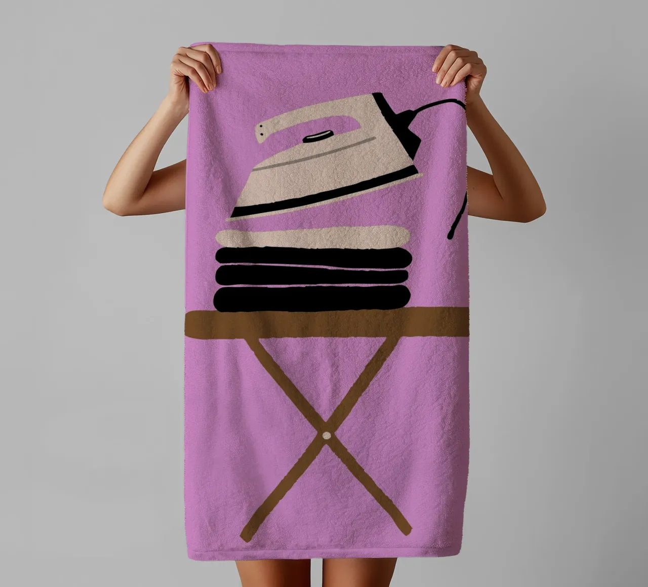 Stiratura delle camicie asciugamano da bagno da TRENDY POSTER SHOP