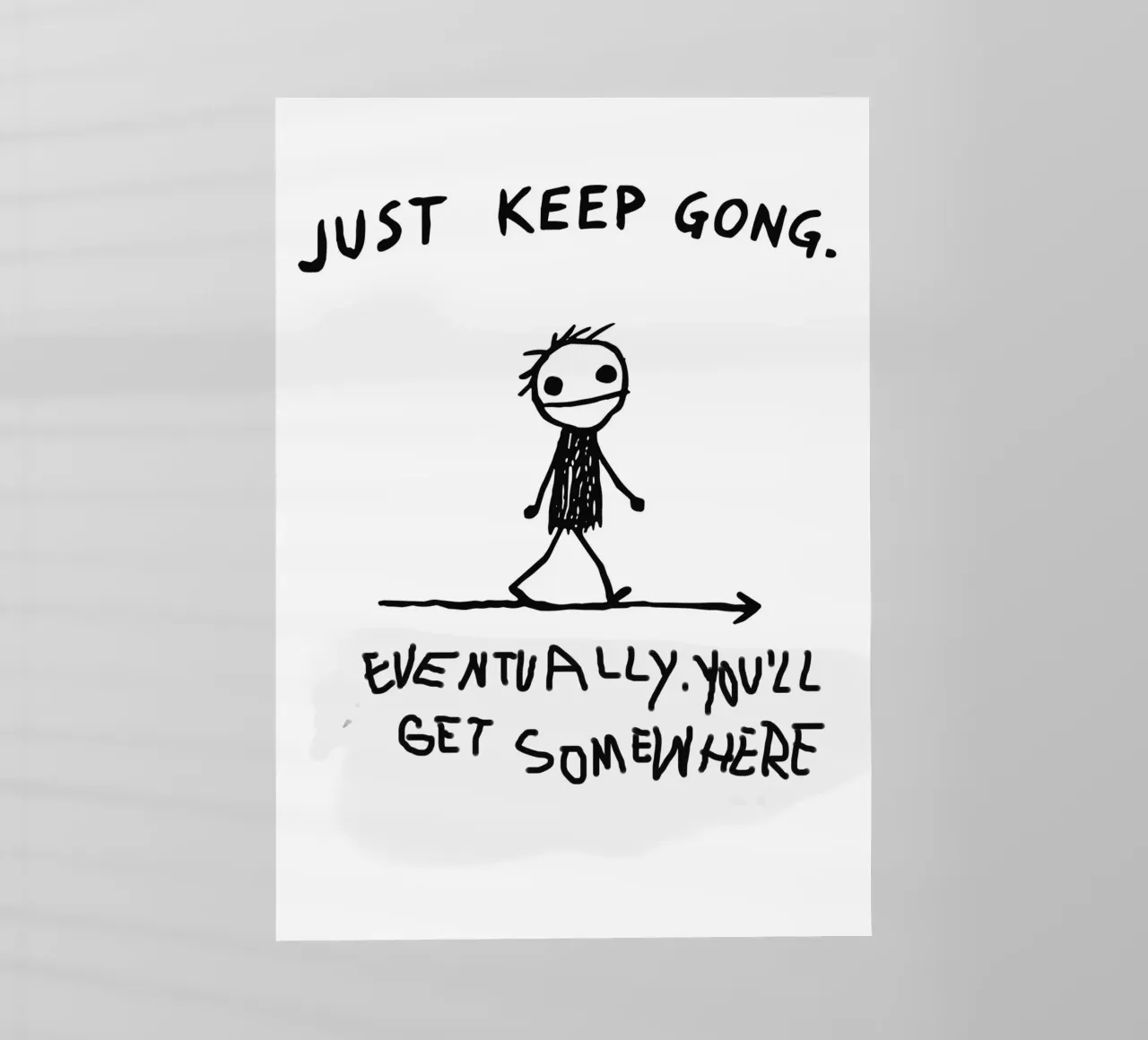 The Persistent Stride pellicola backlit da ramosashop