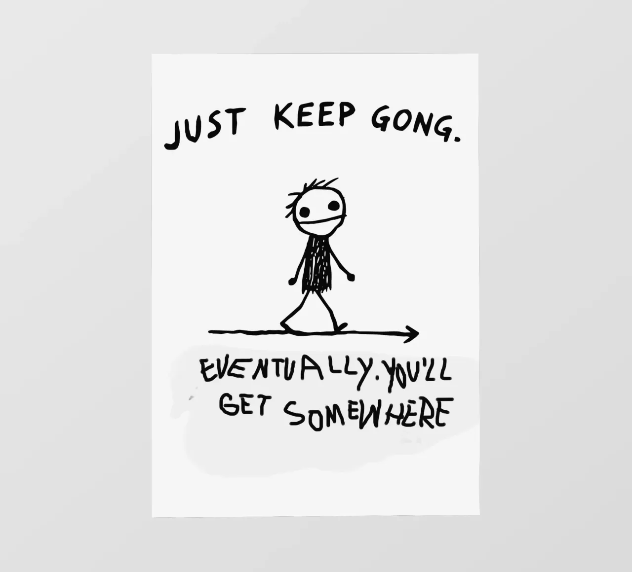 The Persistent Stride pellicola backlit da ramosashop