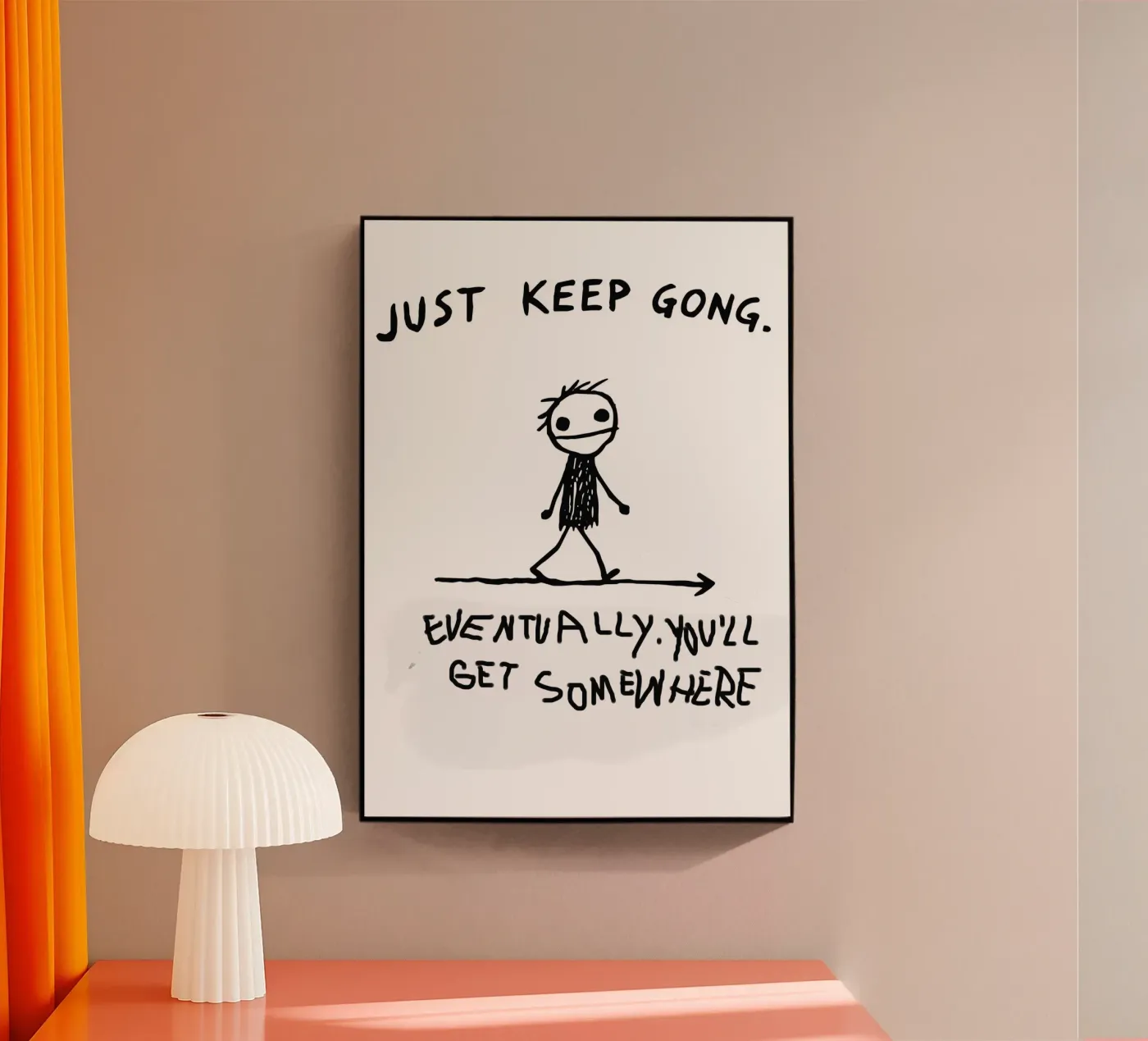 The Persistent Stride Acryl-Glas von ramosashop