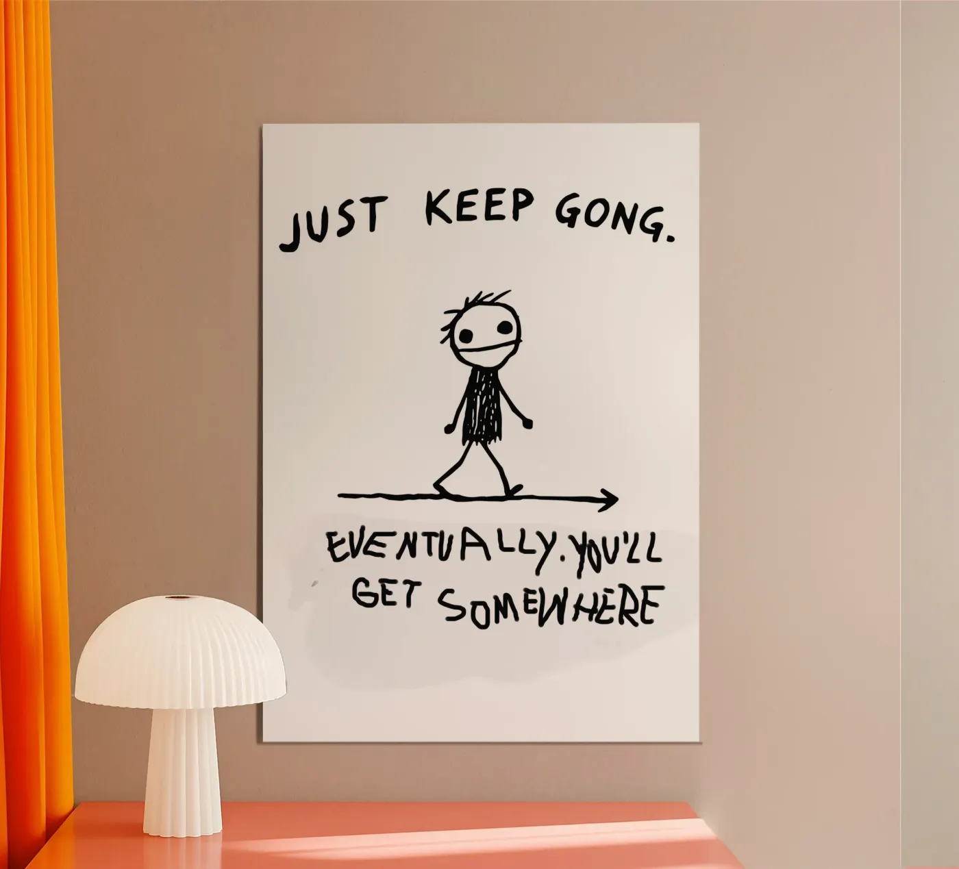 The Persistent Stride Poster von ramosashop