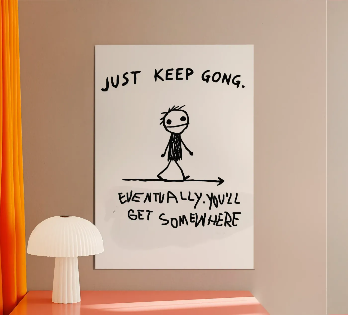 The Persistent Stride Poster von ramosashop