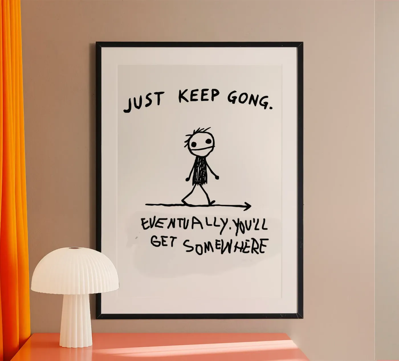 The Persistent Stride Poster von ramosashop