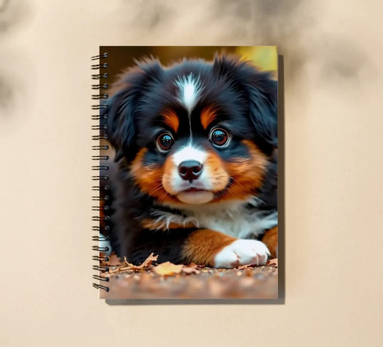 cute little puppies #13 spiral notebook by Yumis.Beargang.and.Me