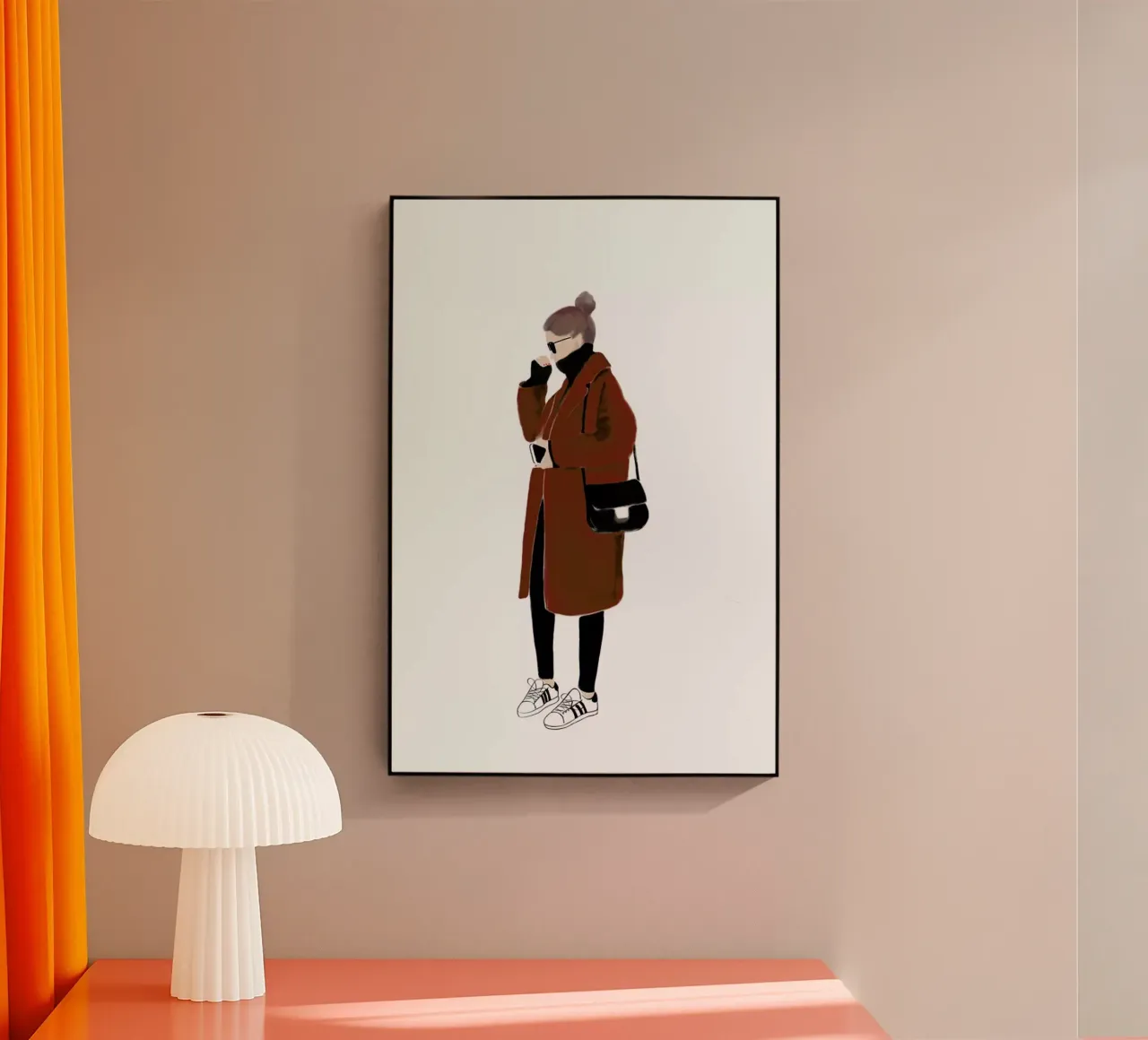 Urban Girl Acryl-Glas von XOXO Arte