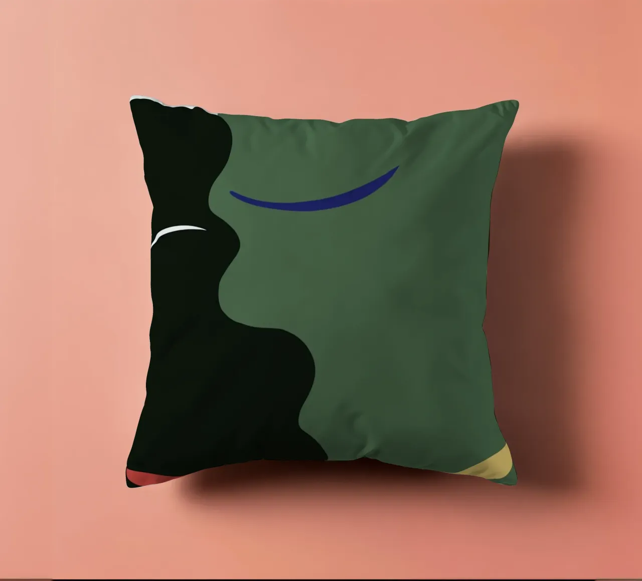 Bacio di colore cuscino da Little Dean