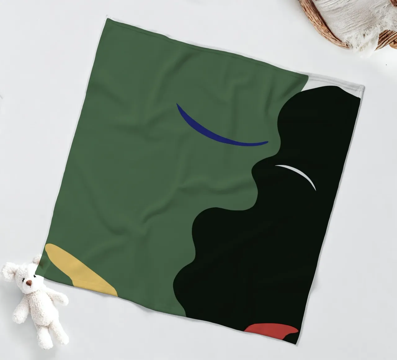 Bacio di colore coperta in pile da Little Dean