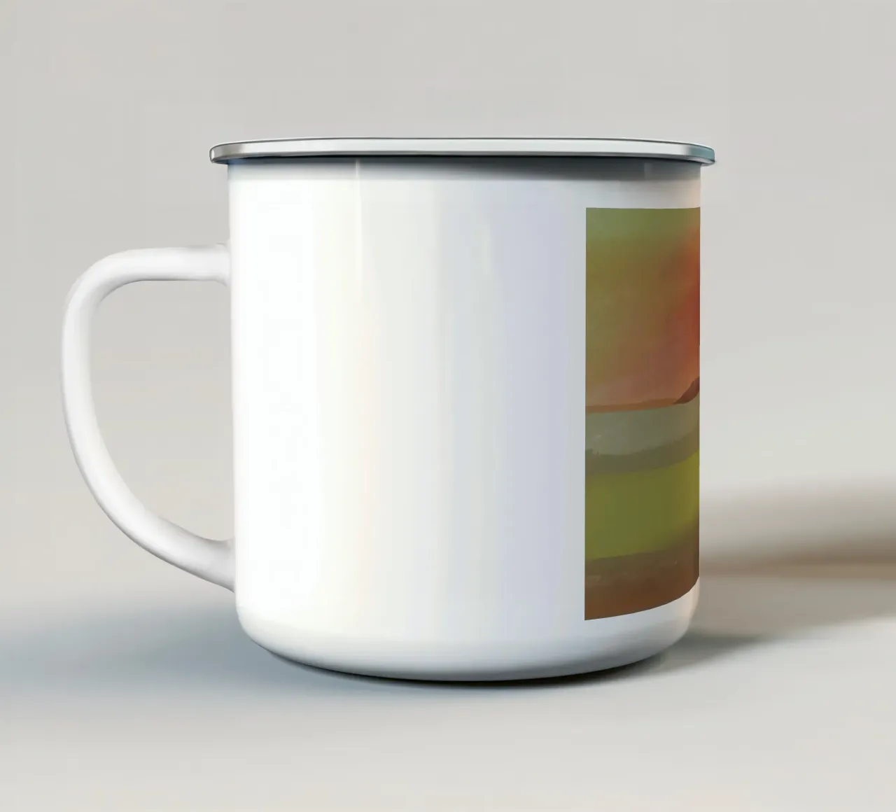 Nebbia rossa tazza in smalto da Little Dean