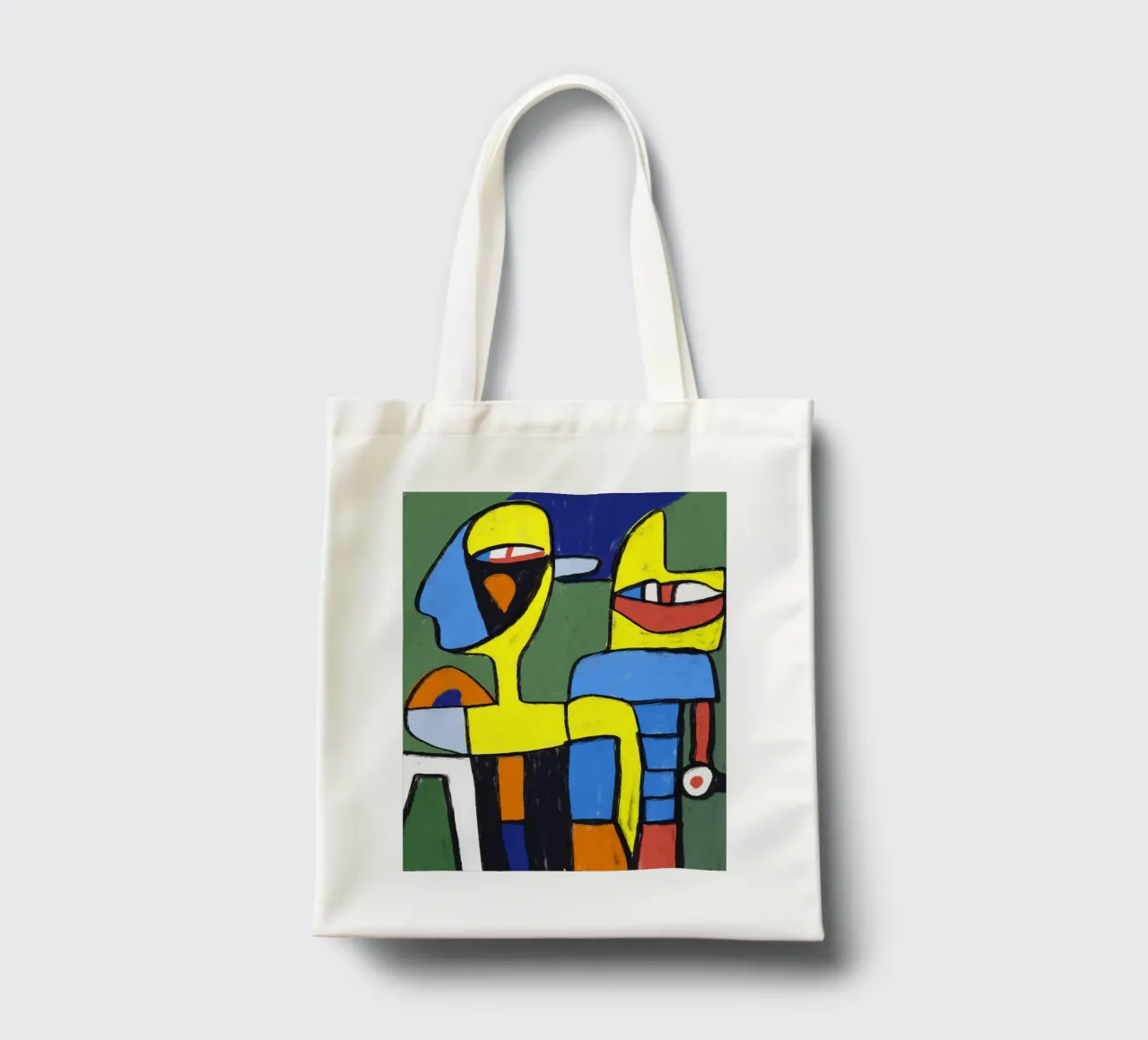 Umano e robot borsa in juta da Little Dean