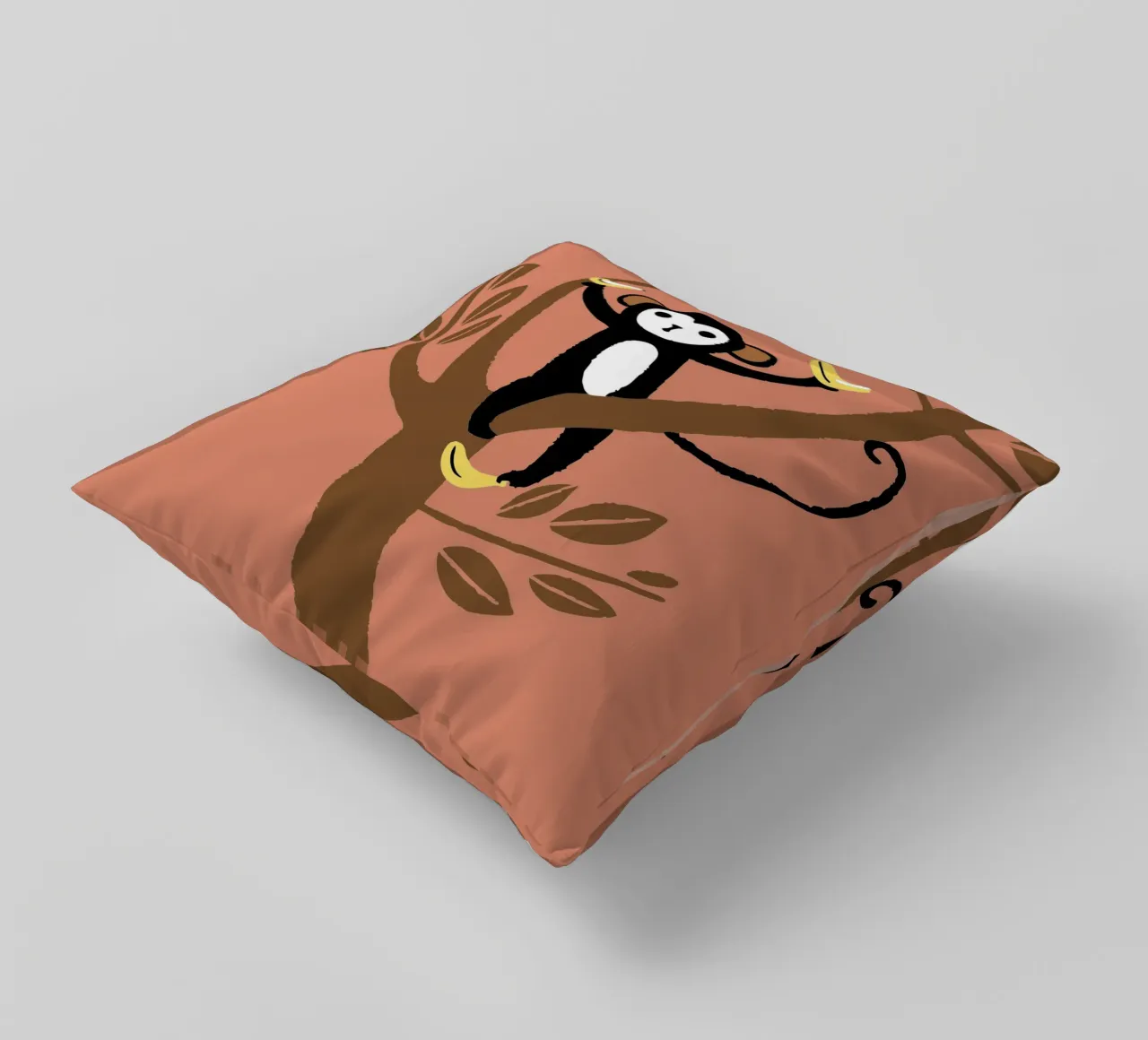 Scimmie e banane cuscino da TRENDY POSTER SHOP