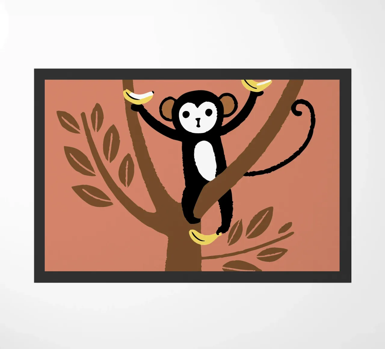 Scimmie e banane zerbino da TRENDY POSTER SHOP