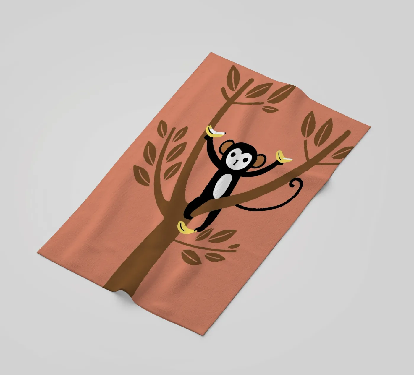 Scimmie e banane telo mare da TRENDY POSTER SHOP