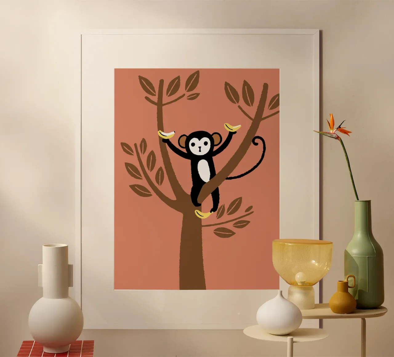 Scimmie e banane poster da TRENDY POSTER SHOP