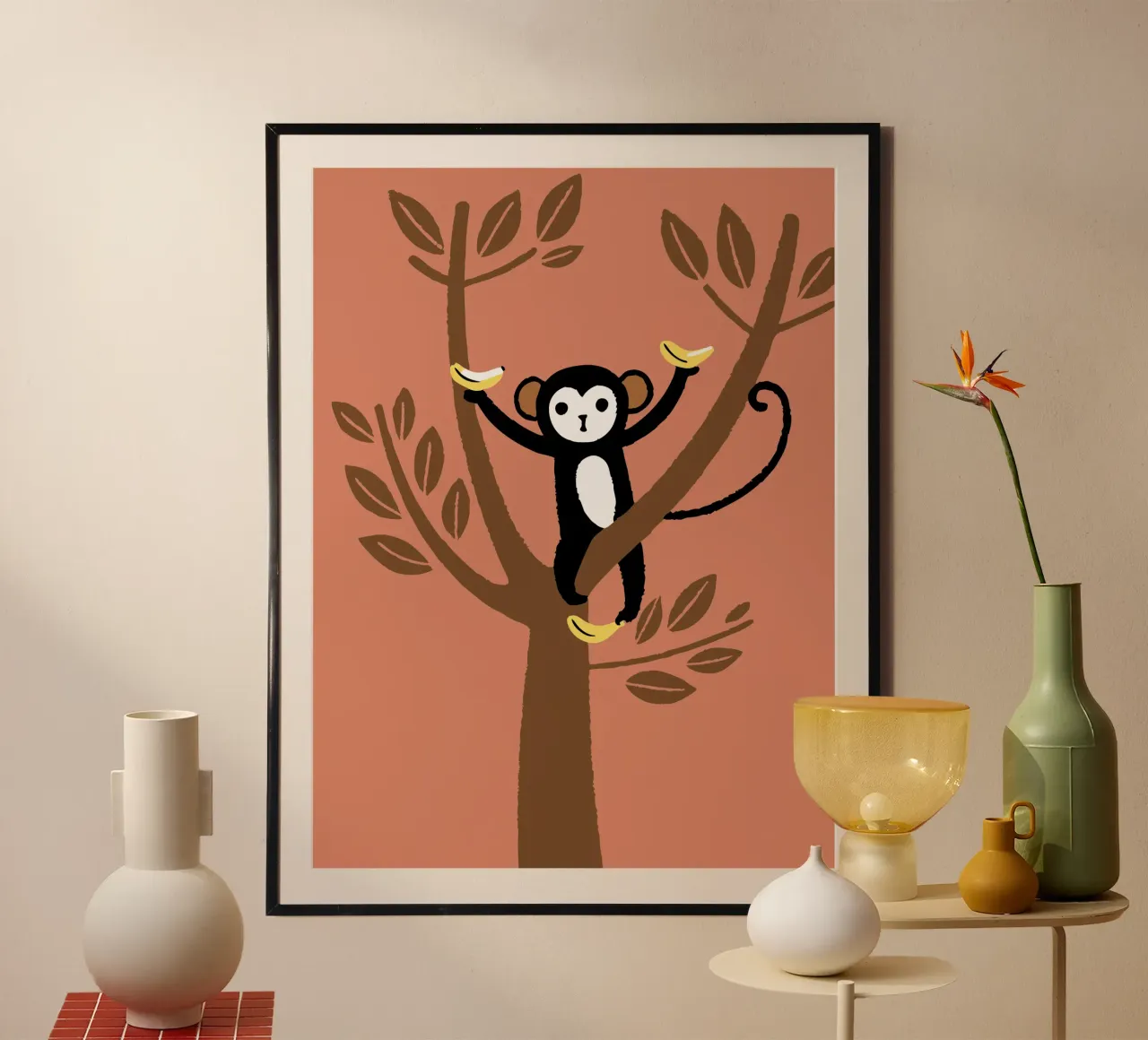 Scimmie e banane poster da TRENDY POSTER SHOP