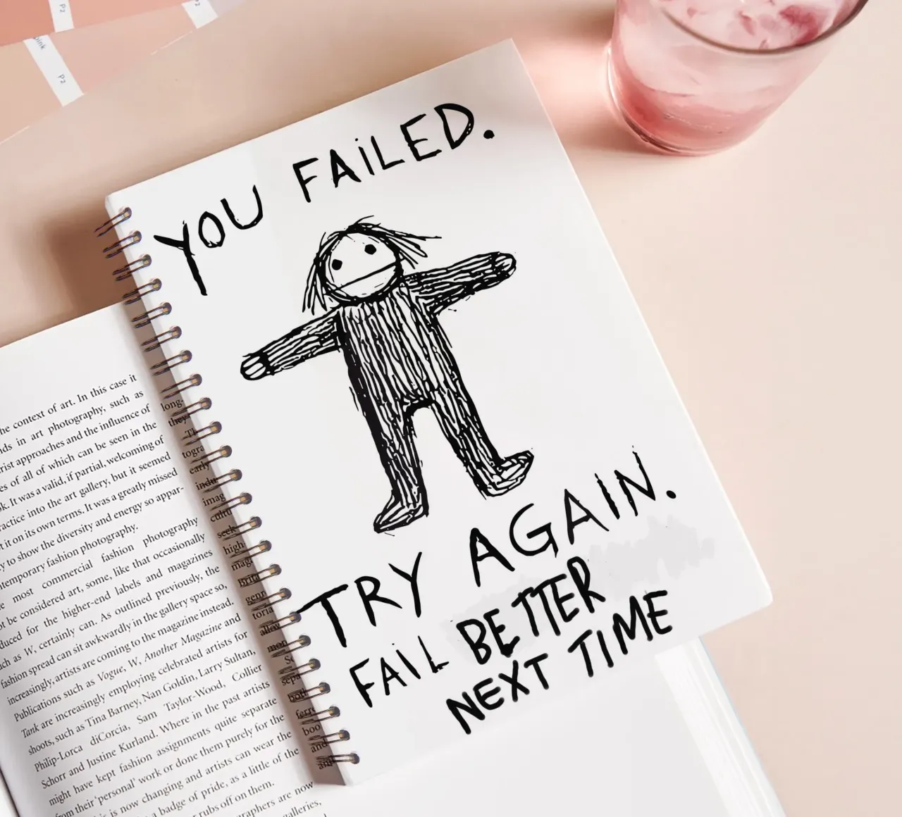 The Iterative Attempt spiral notebook by ramosashop