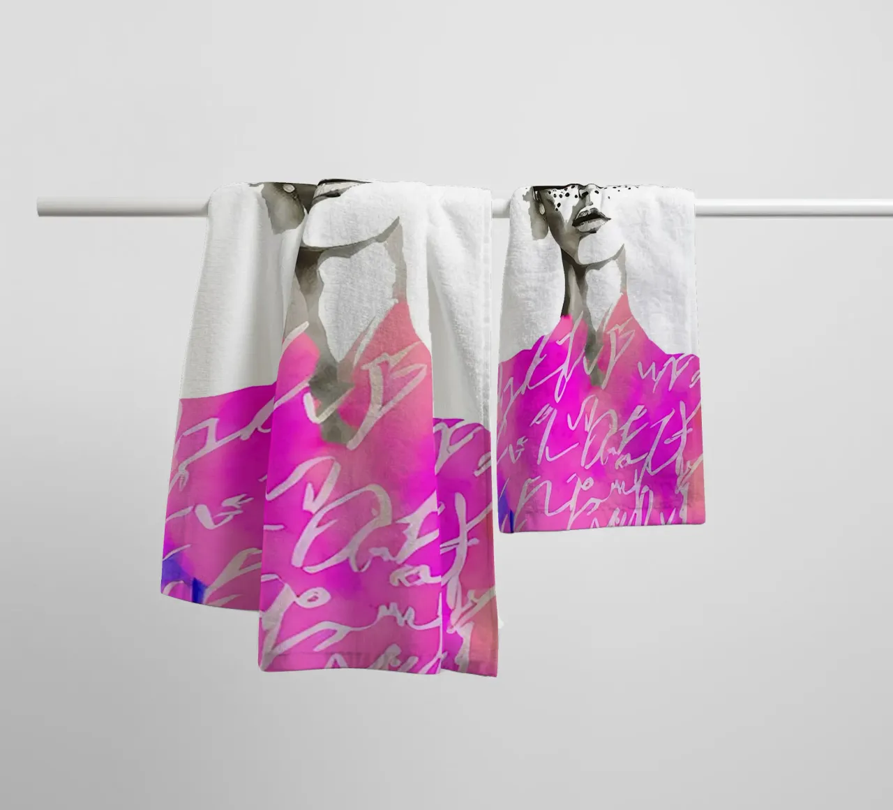 Madonna V towel by Hey Vincent