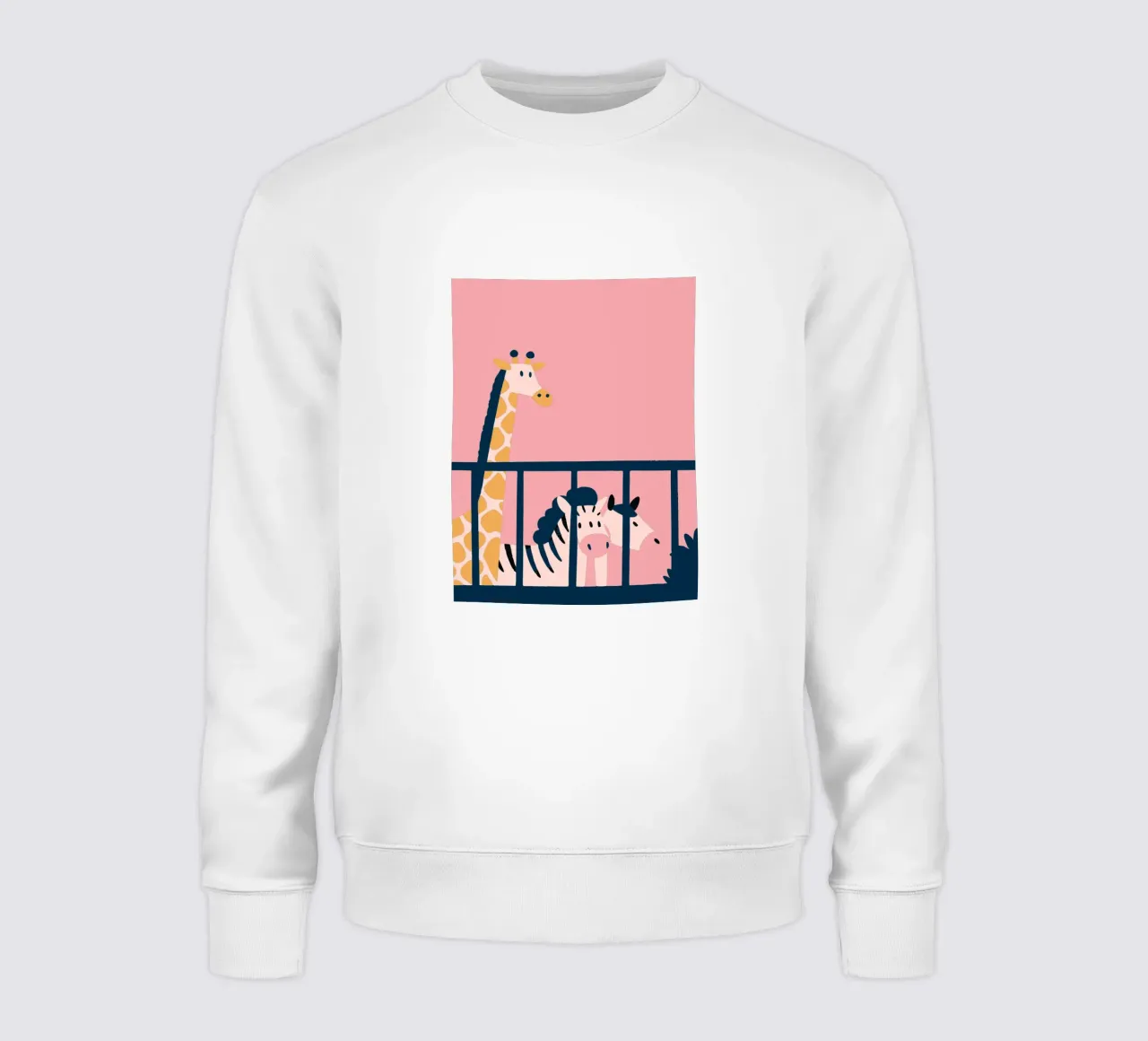 Giraffa e zebra felpa da TRENDY POSTER SHOP