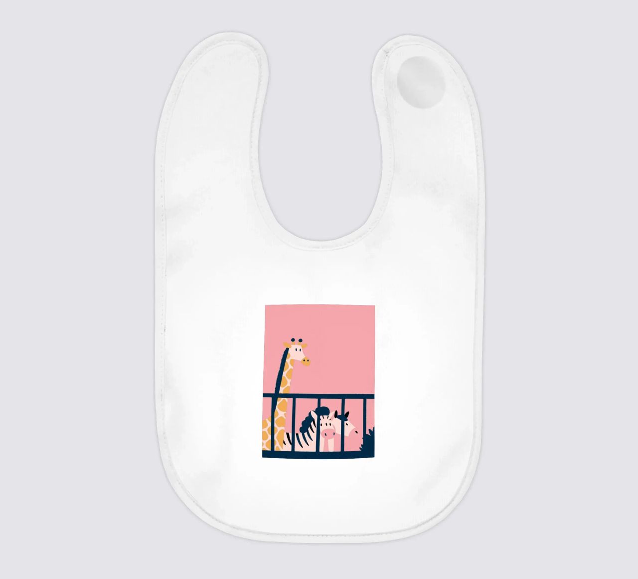 Giraffa e zebra bavaglino da UNIQUE SHOP