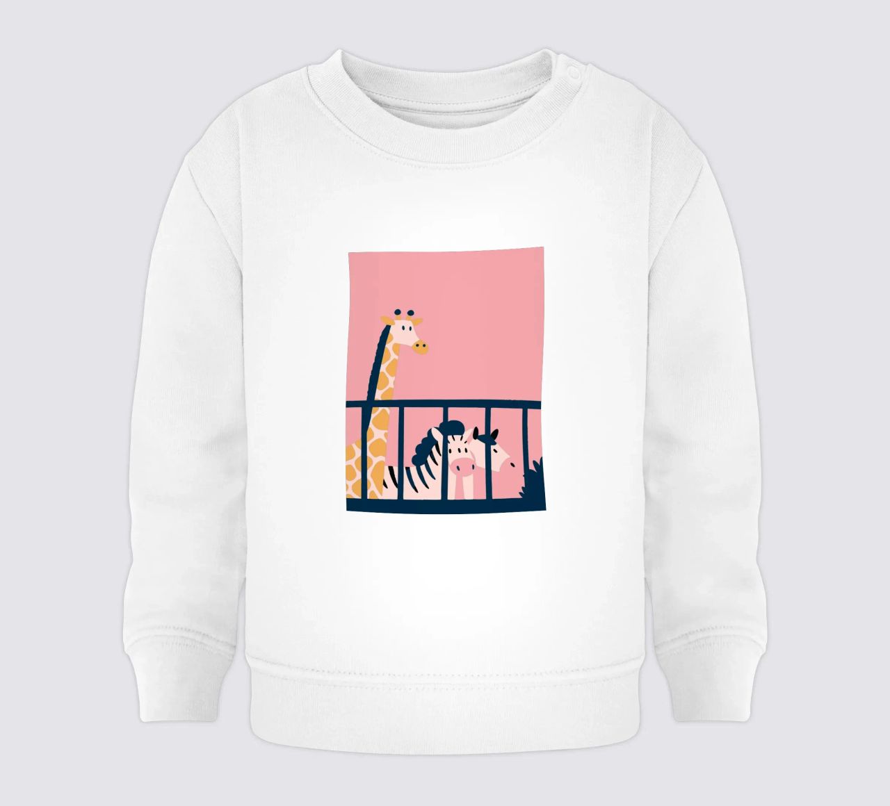Giraffa e zebra felpa neonato da UNIQUE SHOP