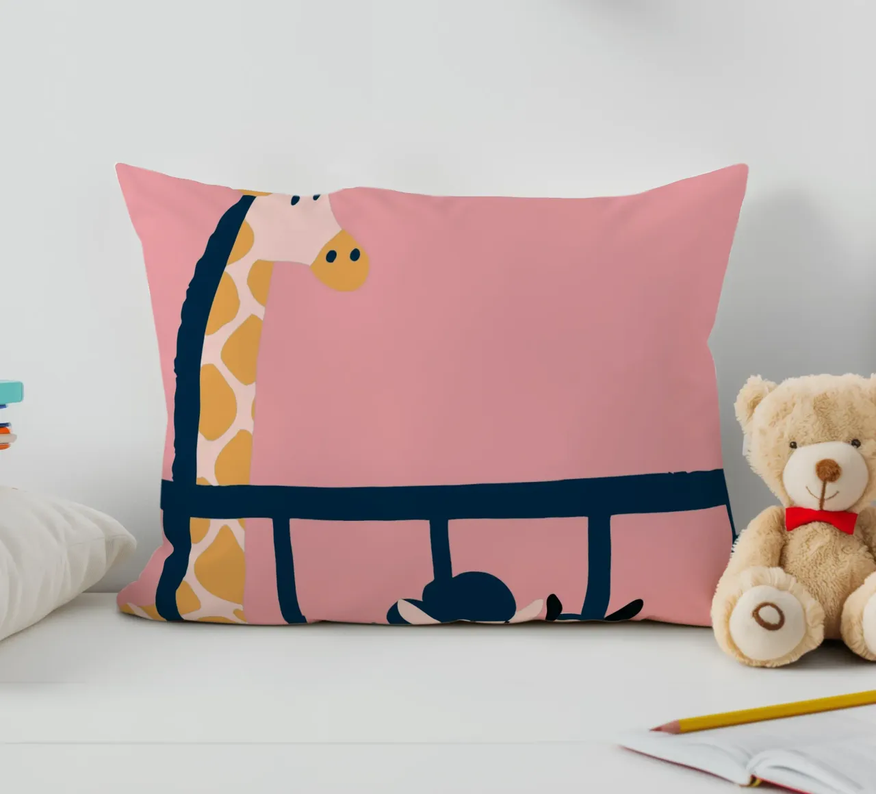 Giraffa e zebra cuscino da TRENDY POSTER SHOP