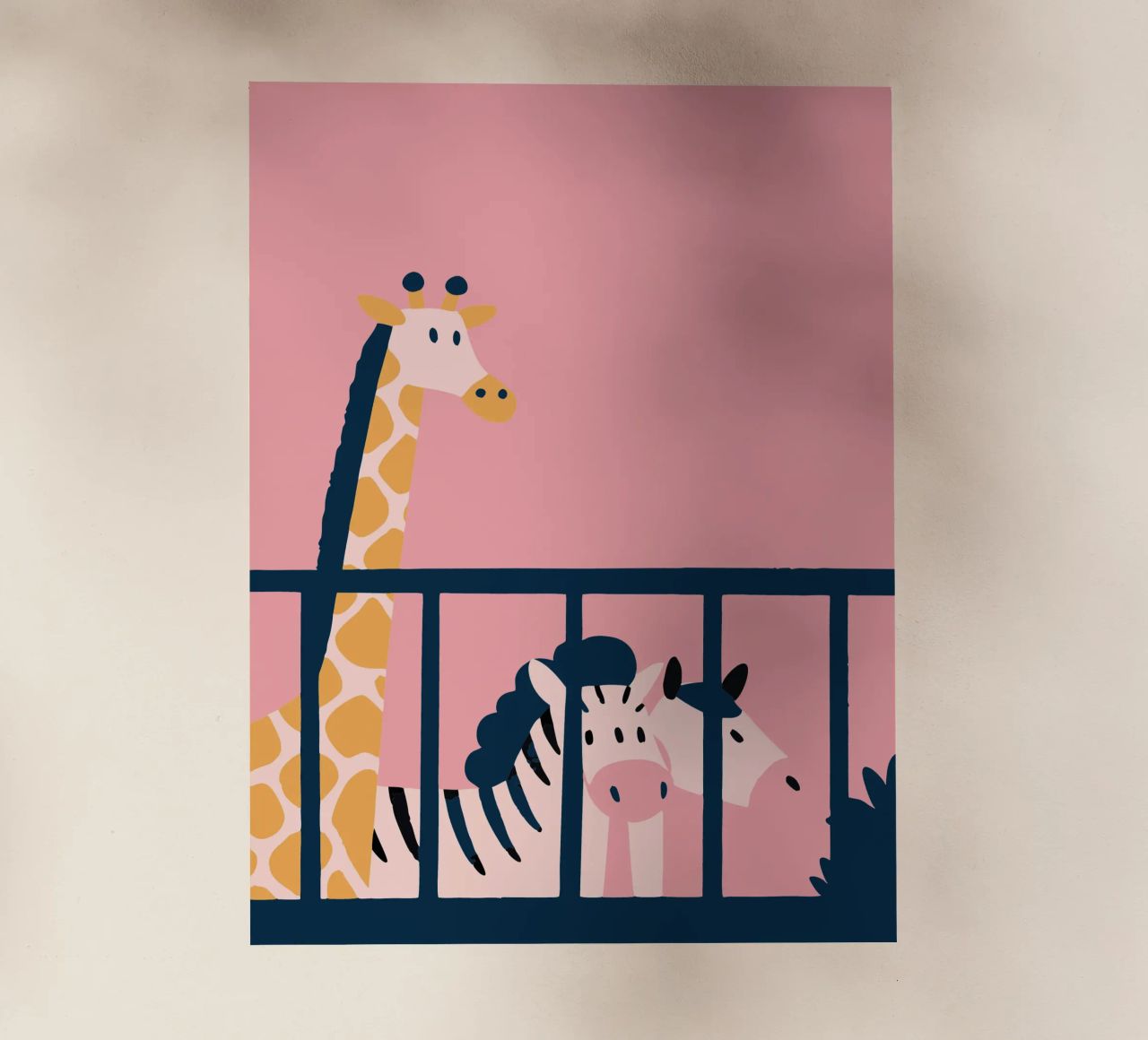 Giraffa e zebra pellicola backlit da UNIQUE SHOP