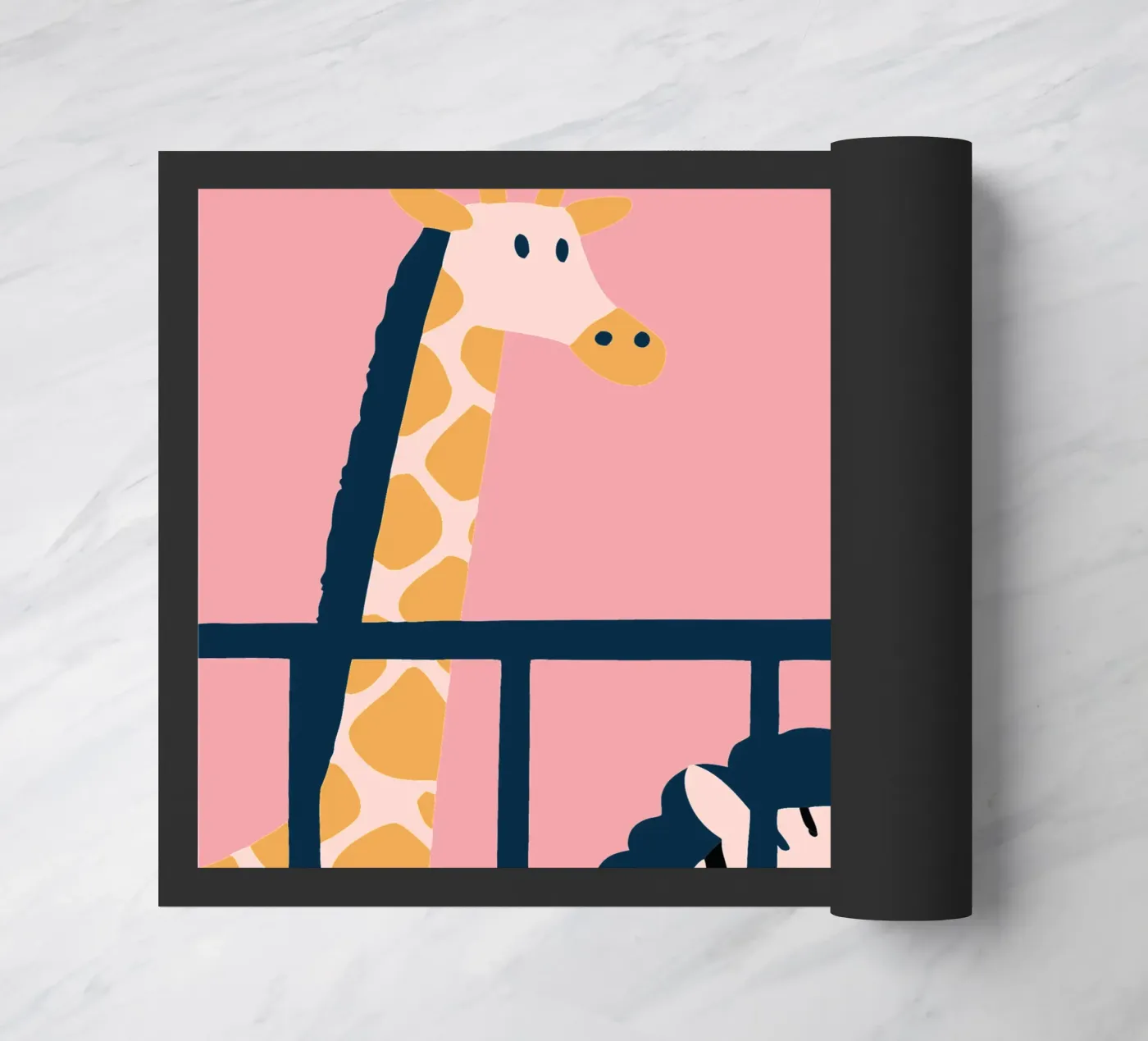 Giraffa e zebra zerbino da TRENDY POSTER SHOP