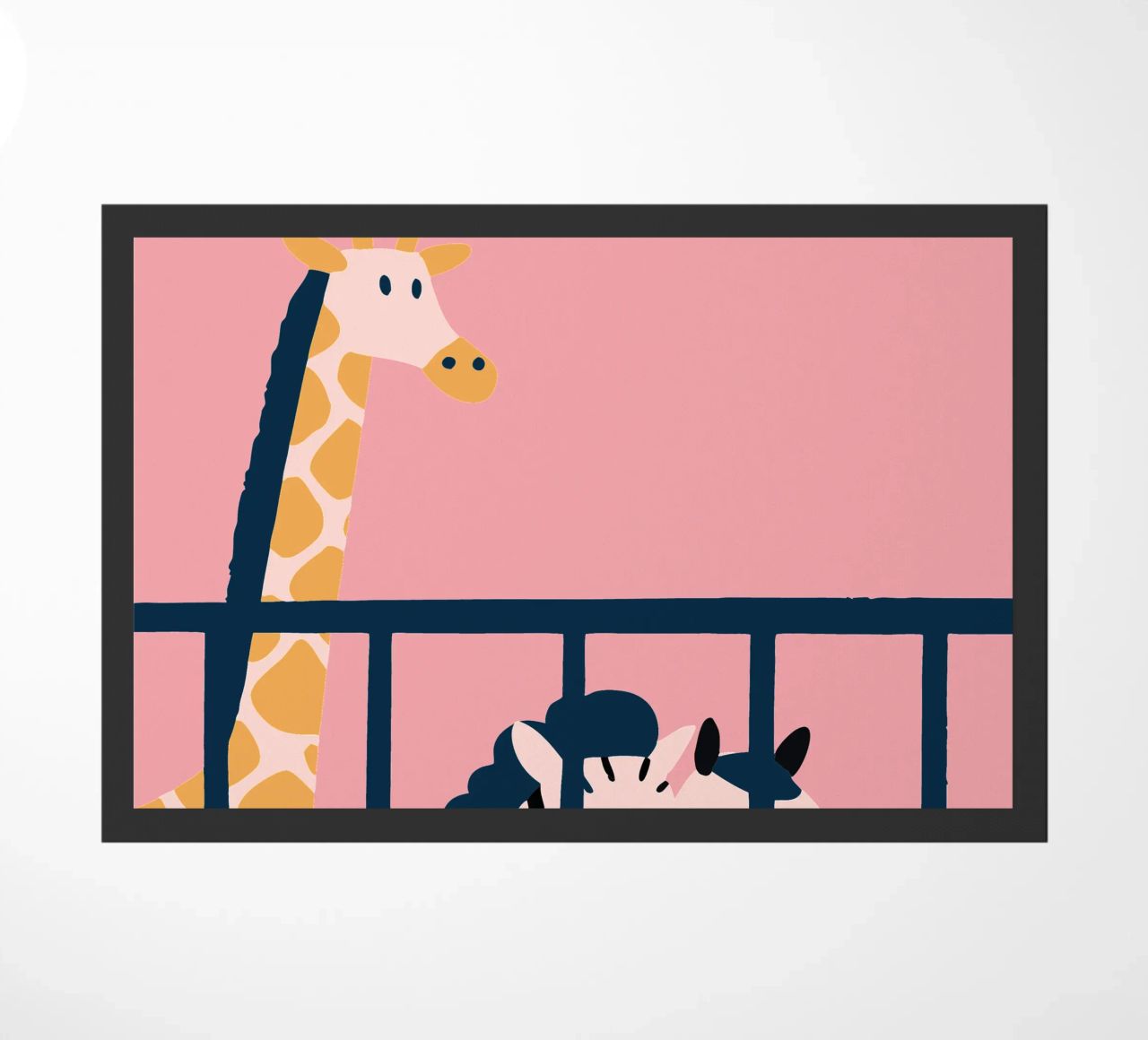 Giraffa e zebra zerbino da UNIQUE SHOP
