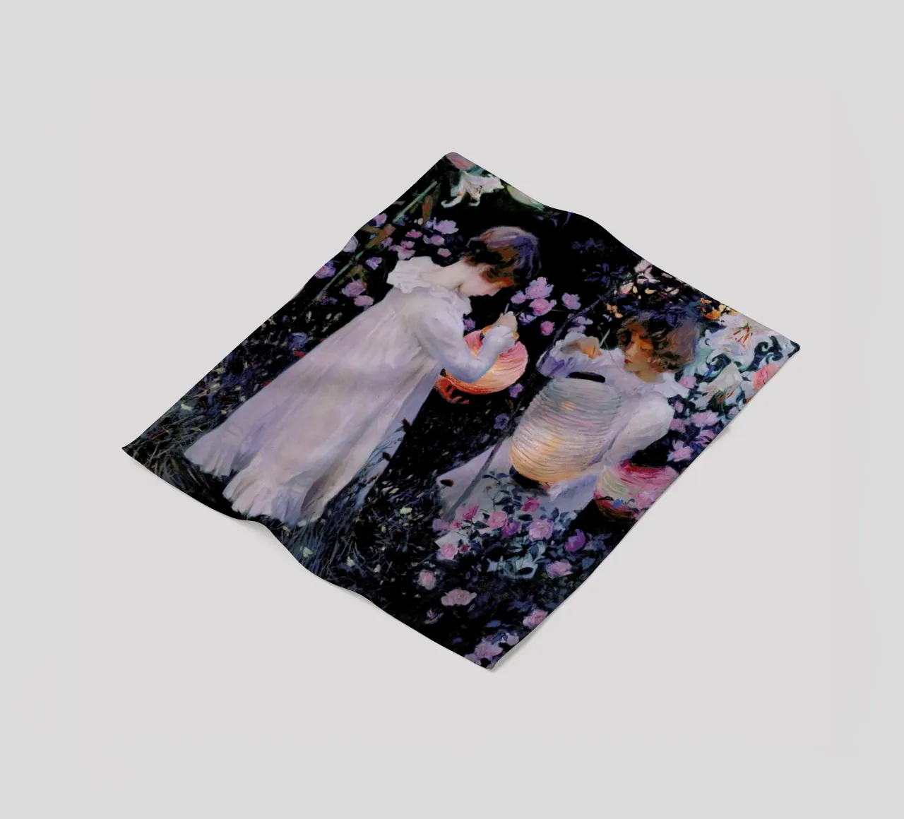 Singer Sargent -  Carnation, Lily, Lily, Rose coperta in pile da Vintage by JUNIQE
