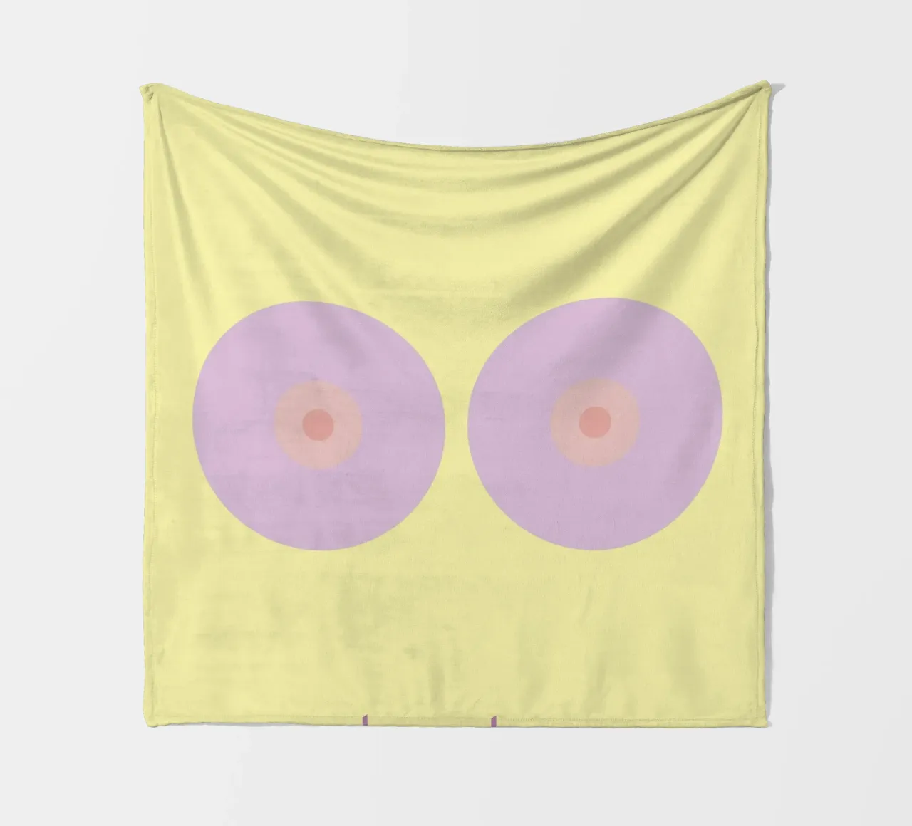 boobs Fleecedecke von FRICKE DESIGN
