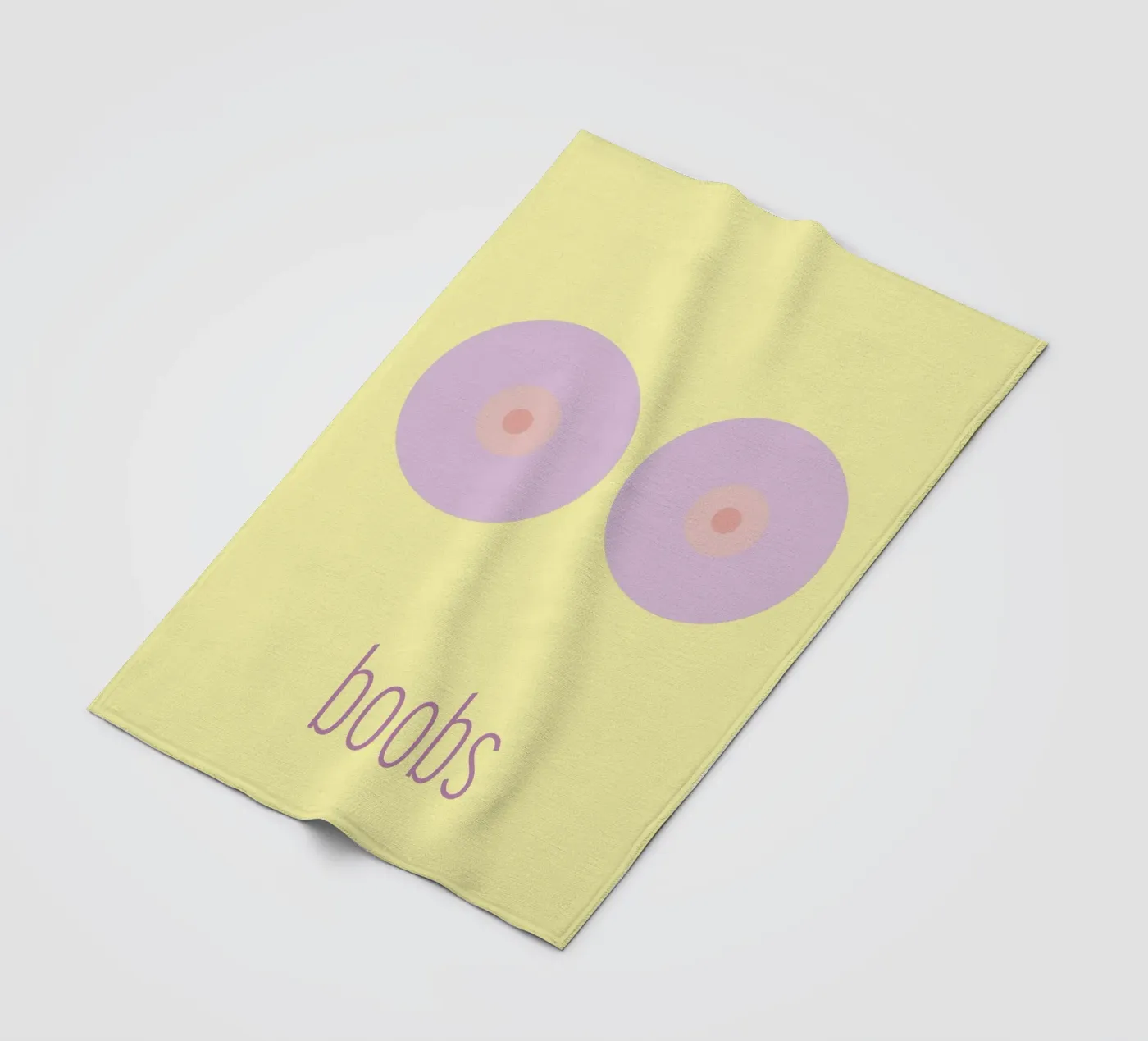 boobs plaid polaire de FRICKE DESIGN