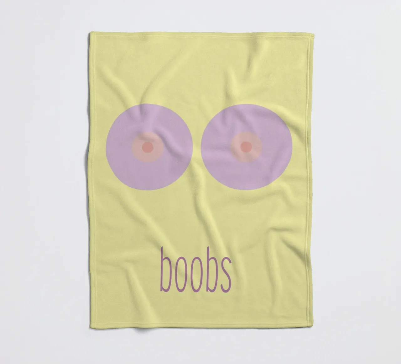 boobs Fleecedecke von FRICKE DESIGN